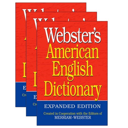 MERRIAM-WEBSTER Websters American English Dictionary, Expanded Edition, PK3 9781596951549